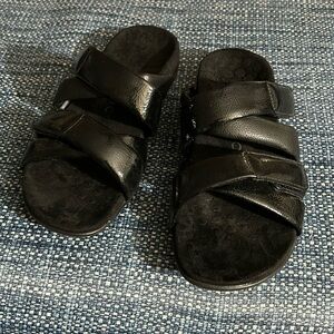 Vionic Hadlie Black Slide Sandals